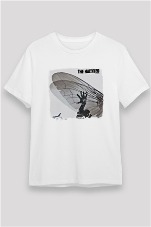 Haunted (The) Baskılı Unisex Beyaz Tişört