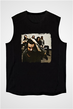 Haunted (The) Baskılı Unisex Siyah Kolsuz Tişört