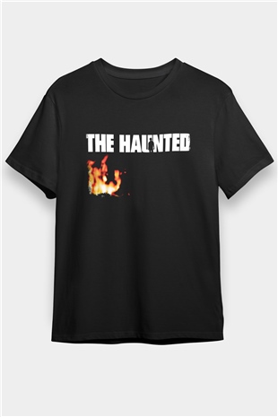 Haunted (The) Baskılı Unisex Siyah Tişört