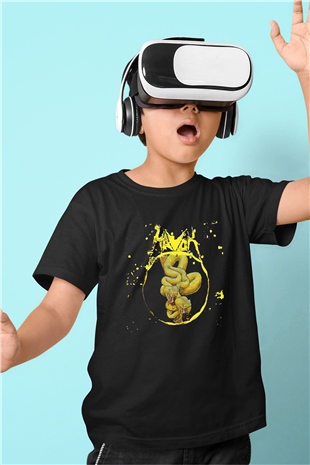 Havok Baskılı Unisex Siyah Çocuk Tişört - Tshirt