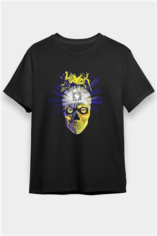 Havok Baskılı Unisex Siyah Tişört - Tshirt