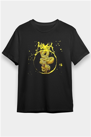 Havok Baskılı Unisex Siyah Tişört - Tshirt
