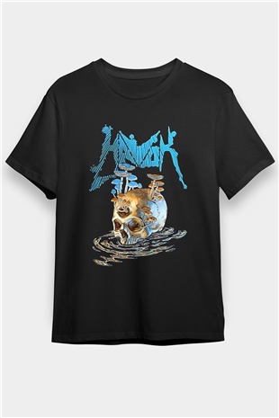 Havok Baskılı Unisex Siyah Tişört - Tshirt