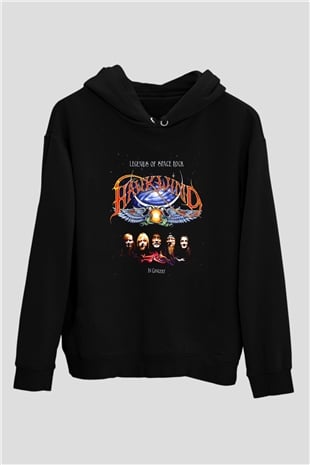 Hawkwind Siyah Unisex Hoodie