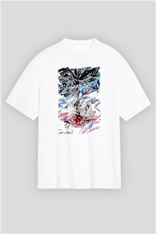 Hayat Beyaz Unisex Oversize Tişört T-Shirt