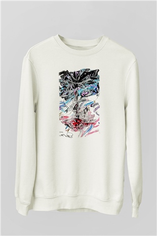 Hayat Beyaz Unisex Sweatshirt