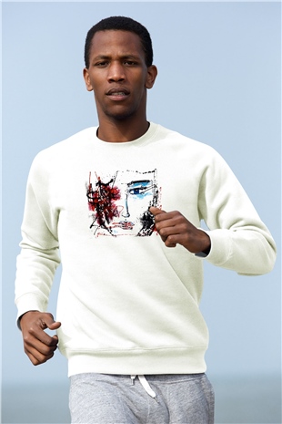 Hayat Beyaz Unisex Sweatshirt