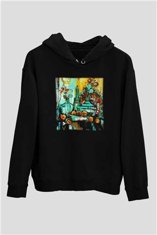 Hayat Siyah Unisex Hoodie