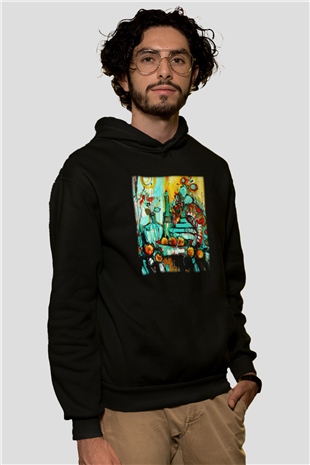 Hayat Siyah Unisex Hoodie