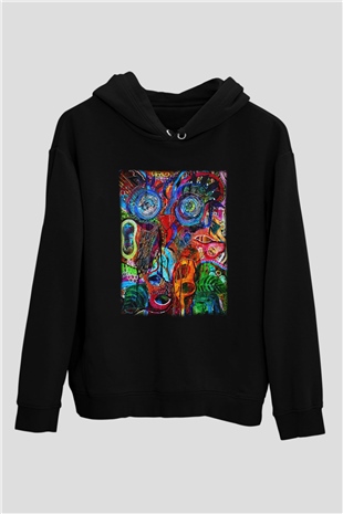 Hayat Siyah Unisex Hoodie