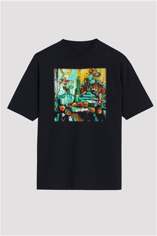 Hayat Siyah Unisex Oversize Tişört T-Shirt