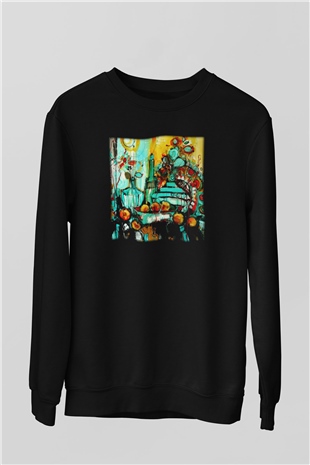 Hayat Siyah Unisex Sweatshirt