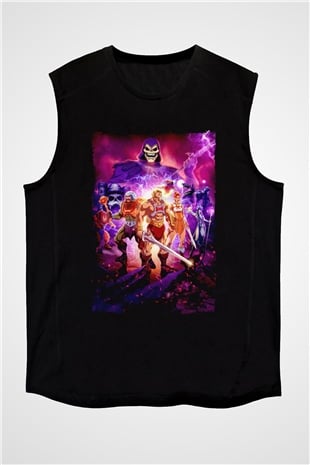 He-Man and the Masters of Universe Siyah Unisex  Kolsuz Tişört
