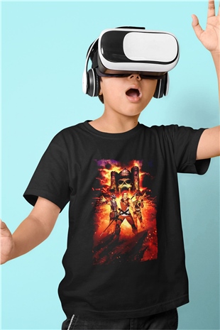 He-Man and the Masters of Universe Siyah Unisex  Çocuk Tişört