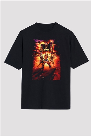 He-Man and the Masters of Universe Siyah Oversize Tişört