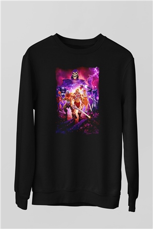 He-Man and the Masters of Universe Siyah Unisex  Sweatshirt