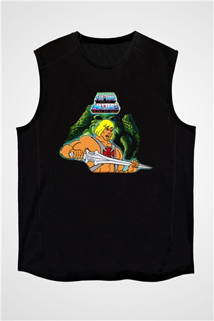 He-Man and the Masters of Universe Siyah Unisex Kolsuz Tişört