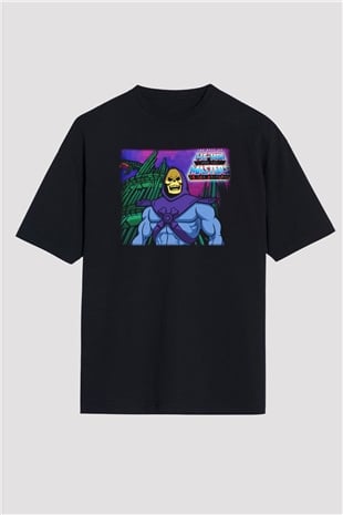 He-Man and the Masters of Universe Siyah Unisex Oversize Tişört