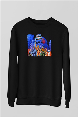 He-Man and the Masters of Universe Siyah Unisex Sweatshirt