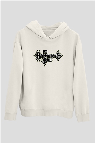 Headbangers Ball Beyaz Unisex Hoodie