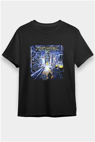 Heathen Baskılı Unisex Siyah Tişört