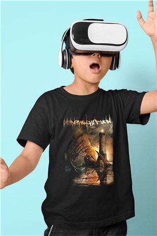 Heaven Shall Burn Baskılı Siyah Unisex Çocuk Tişört