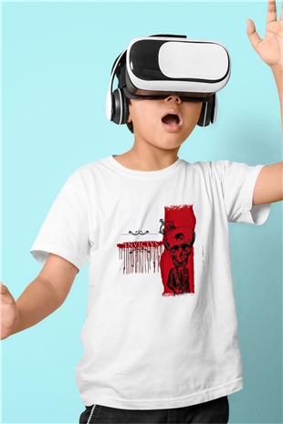Heaven Shall Burn Baskılı Unisex Beyaz Çocuk Tişört