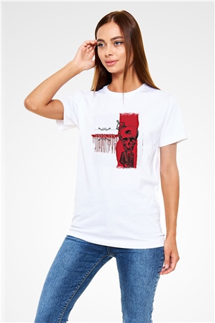 Heaven Shall Burn Baskılı Unisex Beyaz Tişört