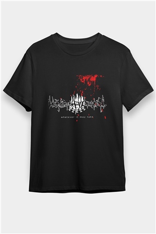 Heaven Shall Burn Baskılı Unisex Siyah Tişört