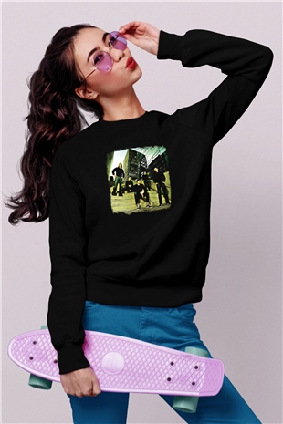 Heaven Shall Burn Baskılı Unisex Siyah Sweatshirt