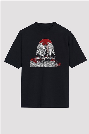 Heaven Shall Burn Siyah Unisex Oversize Tişört T-Shirt