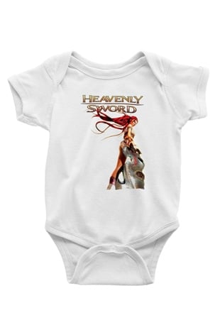 Heavenly Sword Beyaz Bebek Body - Zıbın
