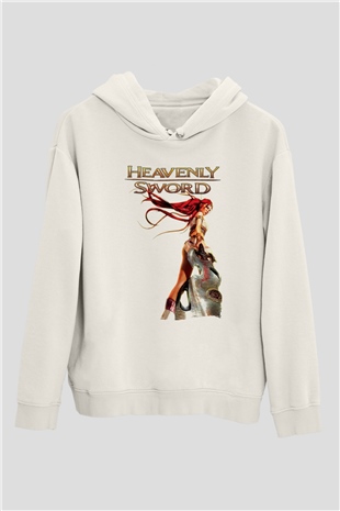 Heavenly Sword Beyaz Unisex Hoodie