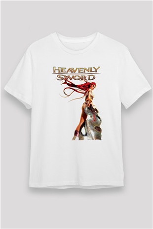 Heavenly Sword Beyaz Unisex Tişört T-Shirt
