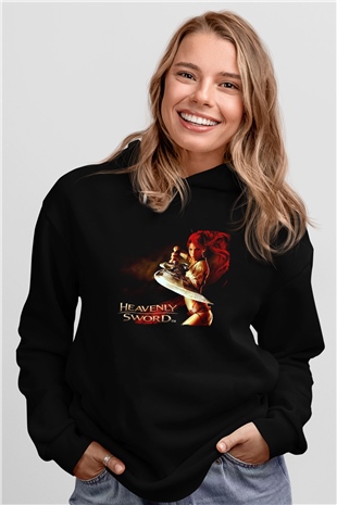 Heavenly Sword Siyah Unisex Hoodie