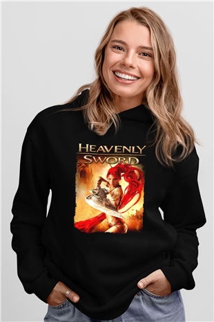Heavenly Sword Siyah Unisex Hoodie