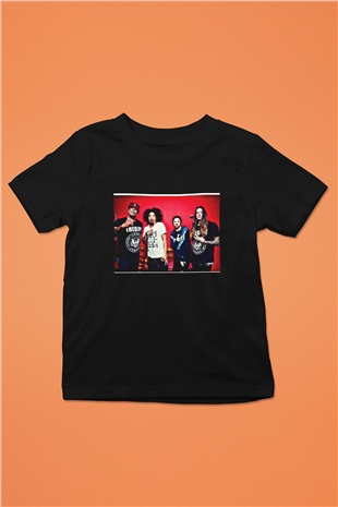 Hed PE Baskılı Unisex Siyah Çocuk Tişört