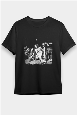 Hed PE Baskılı Unisex Siyah Tişört