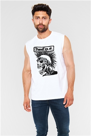 Hed PE Beyaz Unisex Kolsuz Tişört