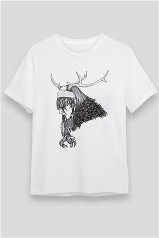 Heilung Baskılı Unisex Beyaz Tişört - Tshirt