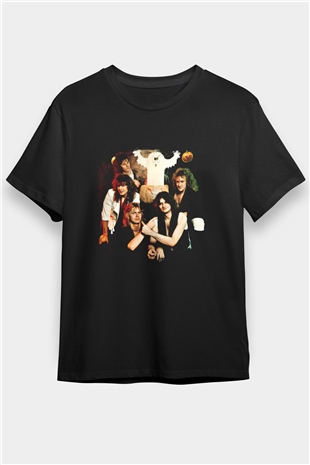 Helloween Baskılı Unisex Siyah Tişört