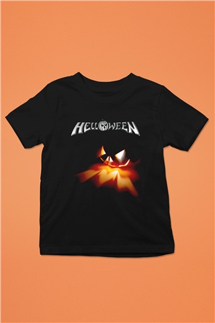 Helloween Siyah Unisex Çocuk Tişört