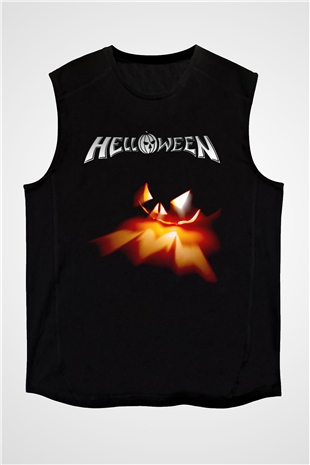 Helloween Siyah Unisex Kolsuz Tişört