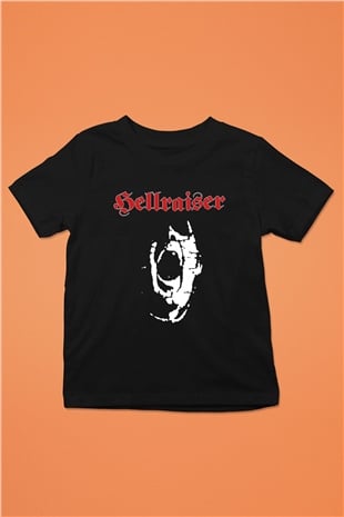 Hellraiser Baskılı Siyah Unisex Çocuk Tişört