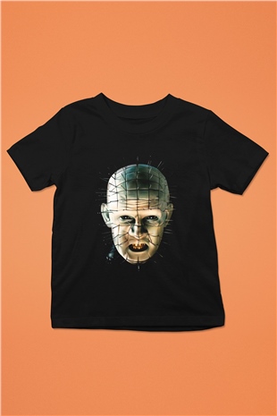 Hellraiser Baskılı Siyah Unisex Çocuk Tişört