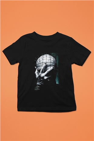 Hellraiser Baskılı Siyah Unisex Çocuk Tişört