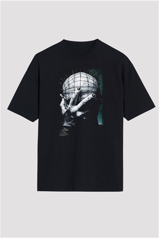 Hellraiser Siyah Unisex Oversize Tişört T-Shirt