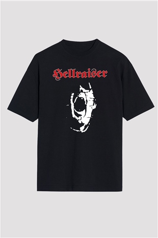 Hellraiser Siyah Unisex Oversize Tişört T-Shirt