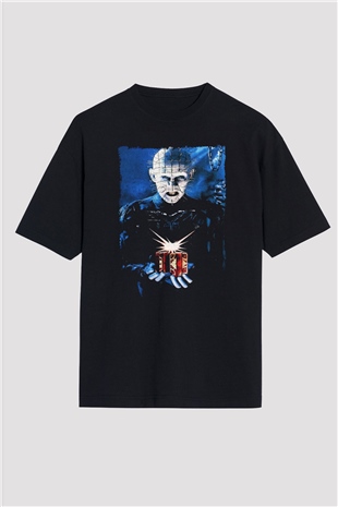 Hellraiser Siyah Oversize Tişört Oversize T-shirt