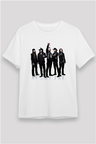 Hellyeah Baskılı Unisex Beyaz Tişört